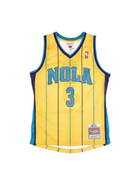 Koszulka sportowa Mitchell & Ness żółta