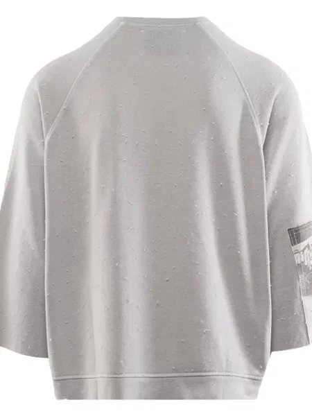 Tricou Paly zdrențuiți gri