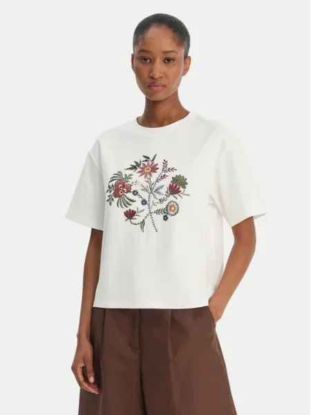 Weekend Max Mara Tricou Sabato alb