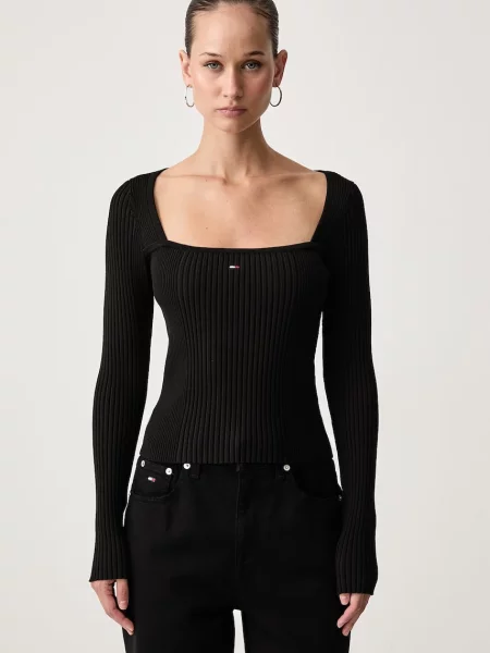 Tommy Jeans pulover pentru femei negru