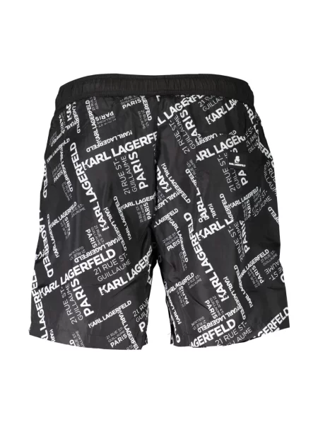 Bokserki Karl Lagerfeld Beachwear czarne
