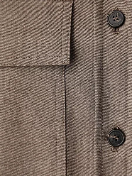 Шерстяная рубашка Weekend Max Mara