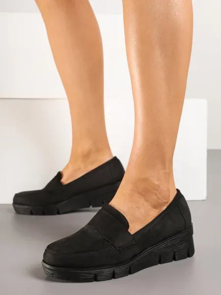 Pantofi casual Zorvia negri