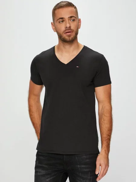 Majica Tommy Jeans črna