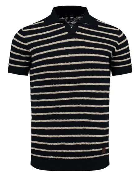 Key Largo Póló GROUND tengerészkék / természetes fehér