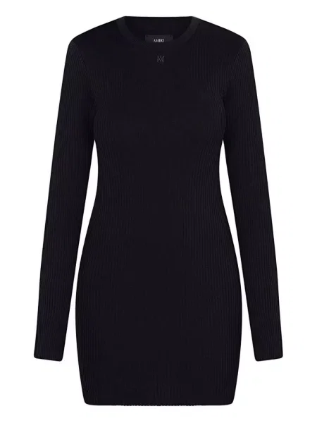 Rochie maxi Amiri lungă de costum negru