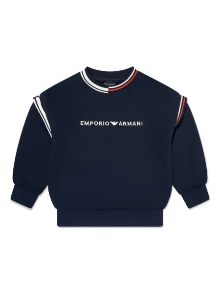 Sweter dziecięcy Emporio Armani niebieski