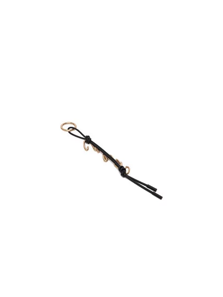 Calvin Klein Pakabukas Knotted Script Hw Bag Charm juoda