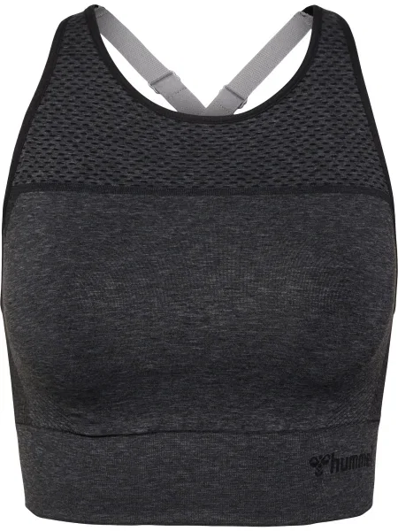 Hummel Sutien sport Hana gri deschis / amestecat negru