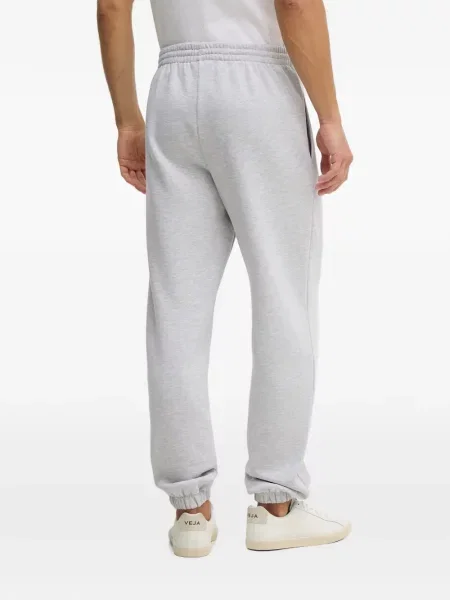 Pantaloni Lacoste alergare cu autograf gri