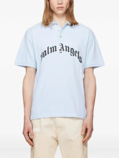 Pólóing Palm Angels autogrammal kék