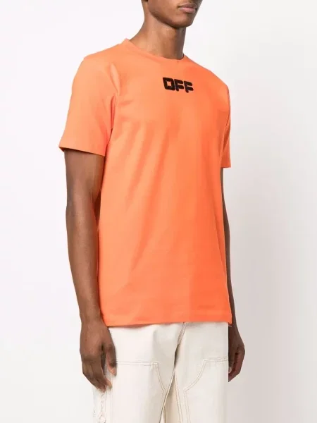 Kratak majica Off-white s printom bijela