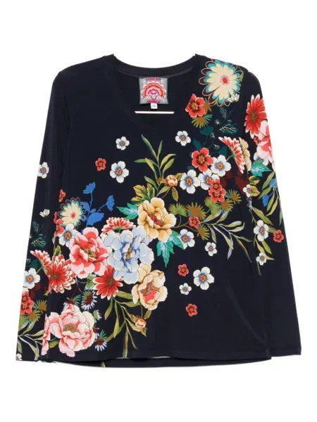 Дълго тениска Johnny Was синьо