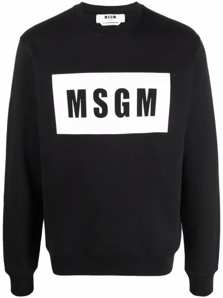 Hanorac Msgm cu imagine negru