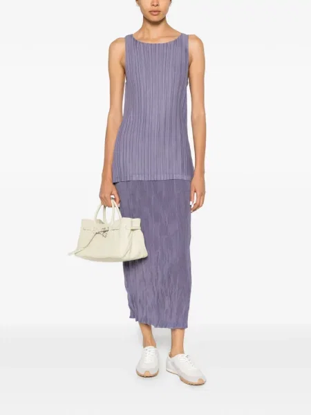 Bluză Gongdid Design fără mâneci violet
