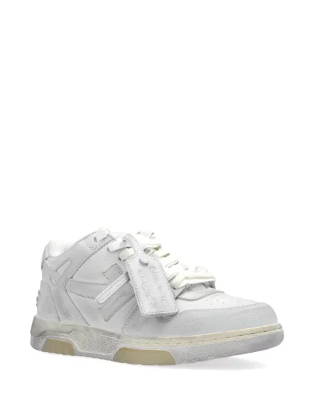 Sneakerși Off-white business alb