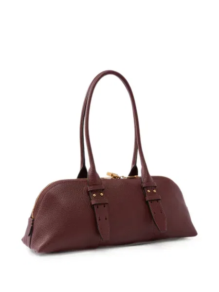 Geantă shopper Pinko din piele maro