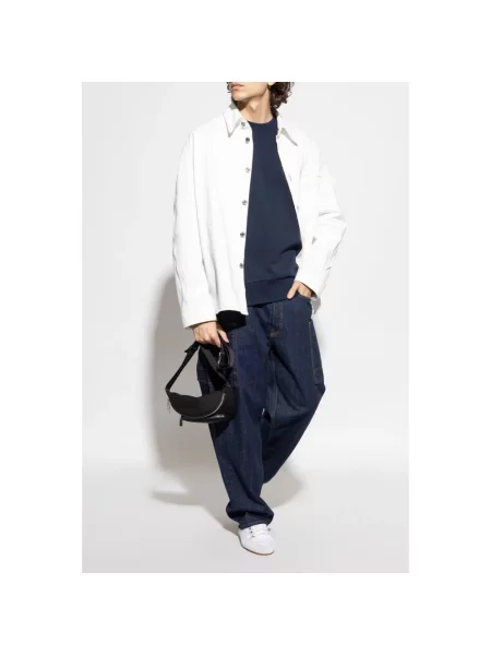 Lacoste bluza z bawełną niebieska