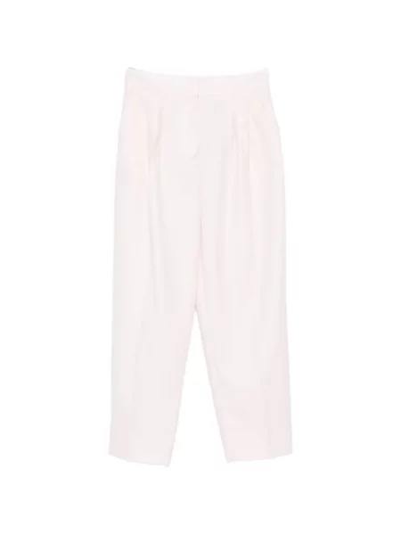 Pantaloni Twinset plisate roz