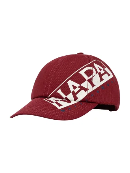 Napapijri czapka z daszkiem Napapijri x Martine Rose bordowy czerwona