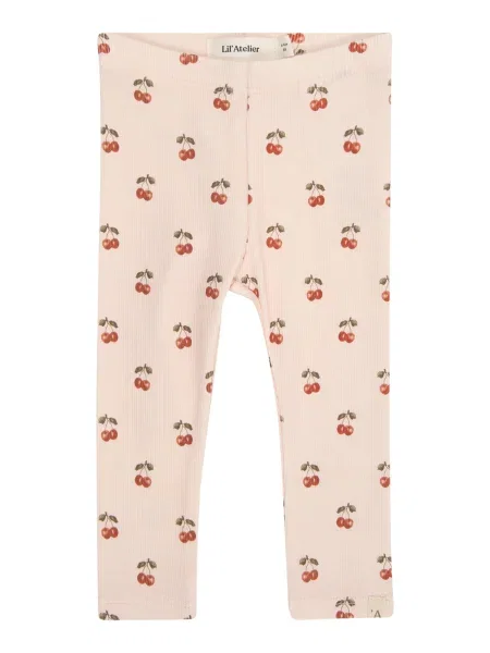 Lil'Atelier Leggings NBFLAVO oliv roşu închis roz