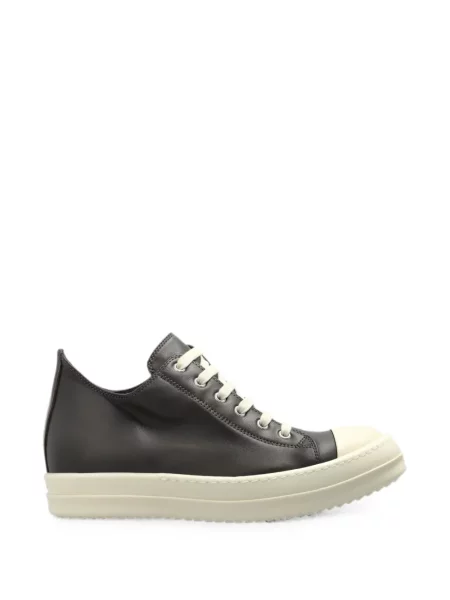 Sneakerși Rick Owens din piele maro