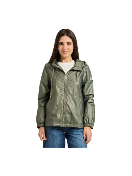 Kurtka z kapturem Yes Zee z kapturem zielona