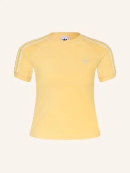 Adidas Originals Koszulka Terry Towel Cali Z Frotte gelb biała
