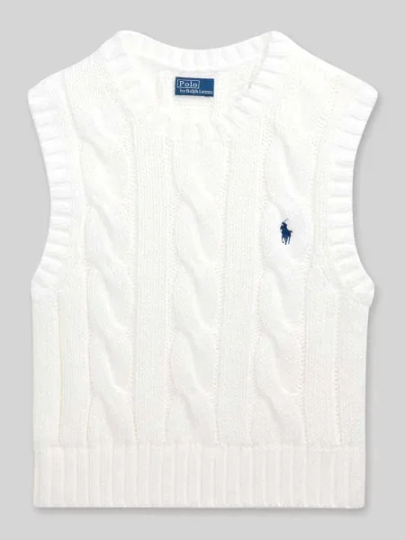 Kamizelka Polo Ralph Lauren z logo biała