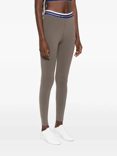 Leggings P.e Nation cu dungi maro