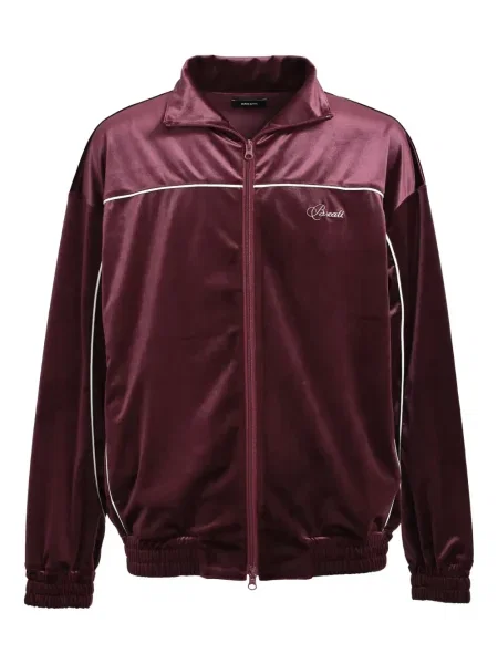 Велур суитчър Breath с автограф червено