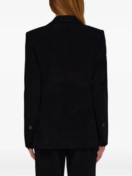 Sacou Ferragamo de catifea cord negru