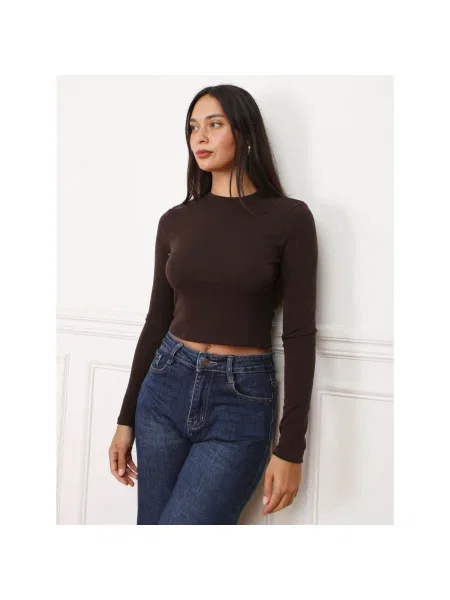 Top La Modeuse maro