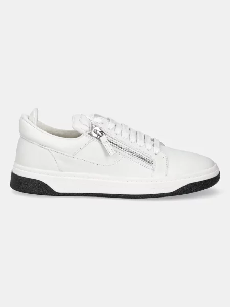 Kožené tenisky Giuseppe Zanotti GZ biela