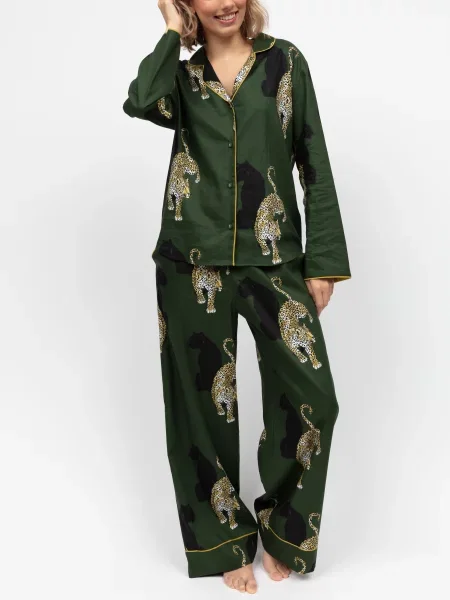 Пижама Cyberjammies из модала зеленая