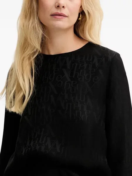 Bluză Armani Exchange negru