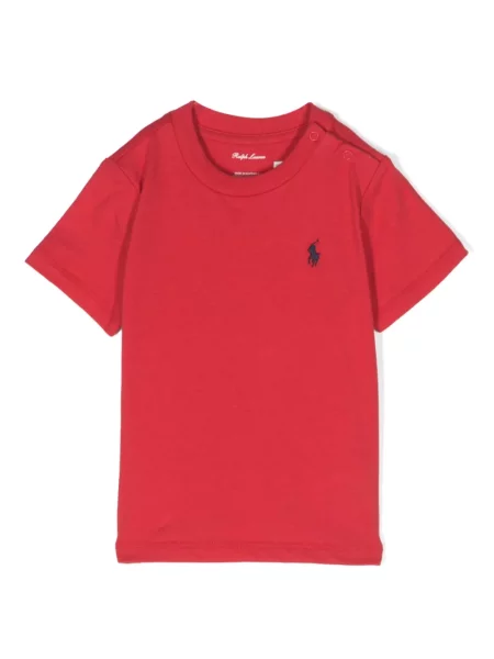 Koszulka polo dziecięca Polo Ralph Lauren czerwona