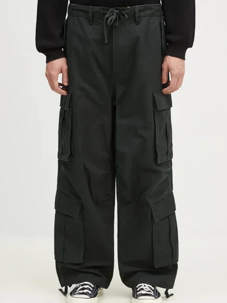 Vans pantaloni de Premium Classics LX Baggy Cargo Pant drept verde