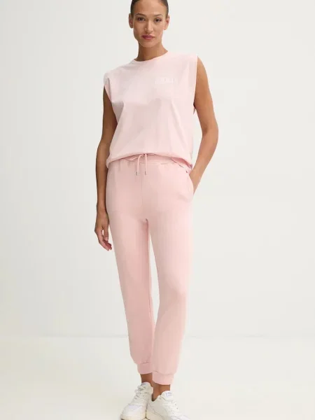 Спортивні штани Pinko однотонні рожевий