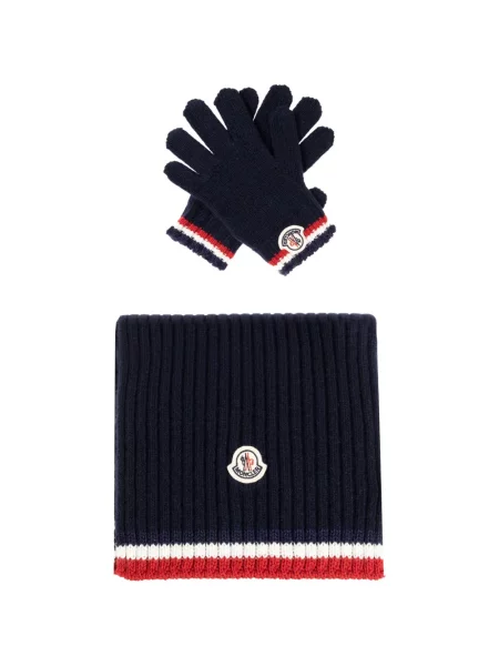 Szal dziecięca Moncler Enfant niebieska