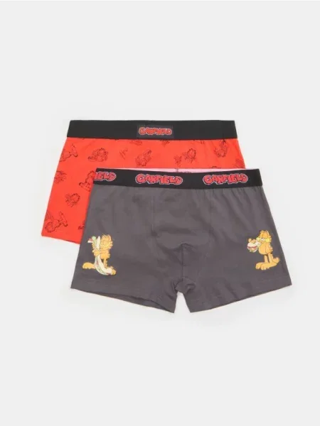 Sinsay Bokserki classic 2 pack Garfield wielobarwny