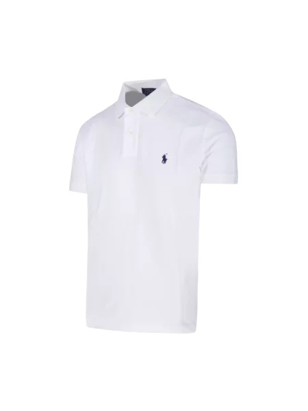 Koszulka polo Polo Ralph Lauren z siateczką biała