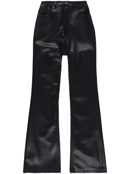 Pantaloni Ksubi din piele negru