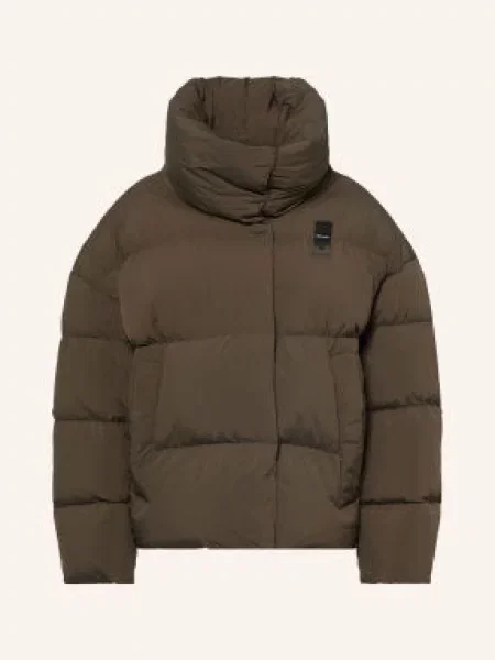 Blauer Kurtka Puchowa Ross braun