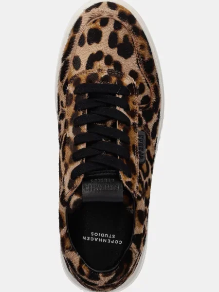 Кожаные кроссовки Copenhagen коричневые