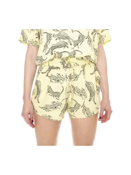 Szorty Obey casual żółte