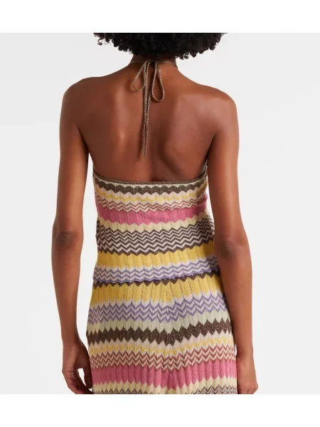 Top Faithfull cu gât halter