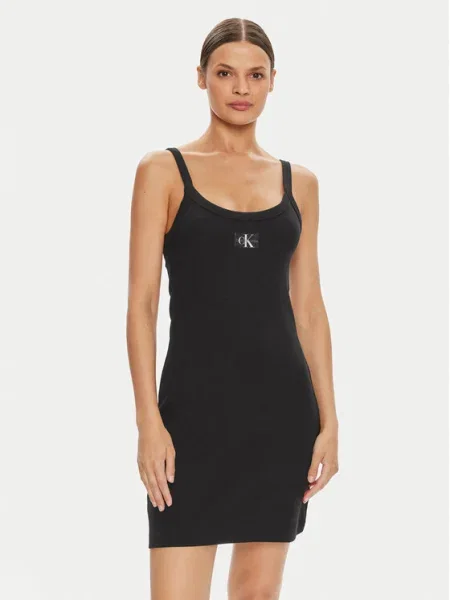 Calvin Klein Jeans Rochie de vară negru