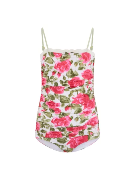 Body Chloe w kwiatki koronkowy
