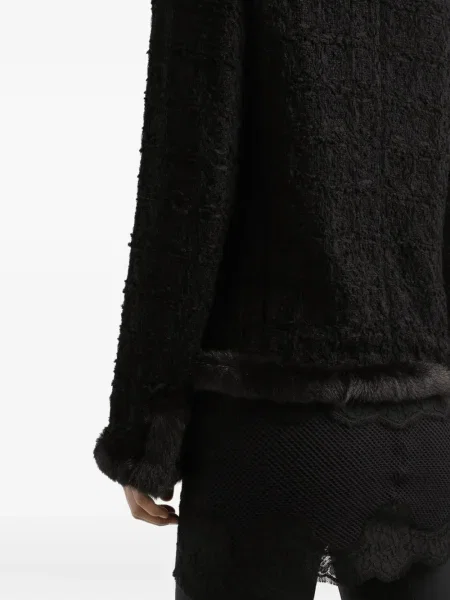 Яке Dolce & Gabbana от туид черно